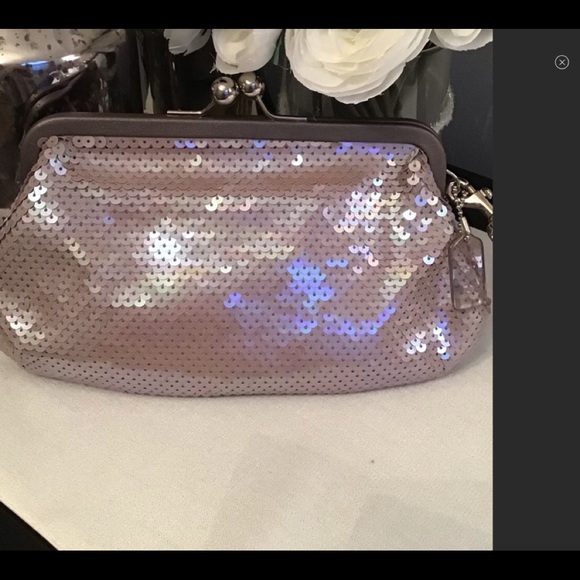 Coach | Bags | Rare Coach Sequin Clutch Purse | Poshmark